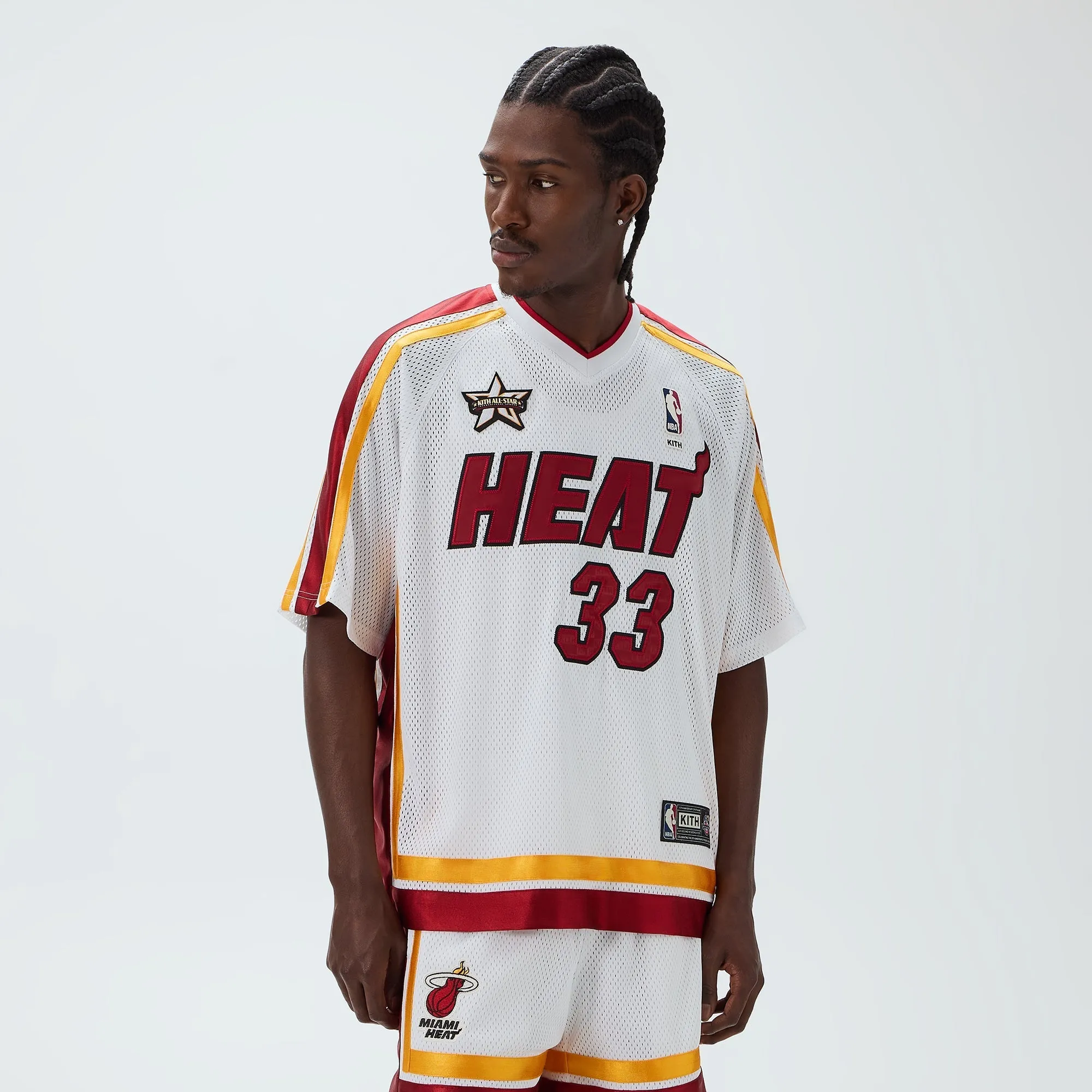 Kith for NBA All-Star Miami Heat Leon Shirt - White sold by Kith product image thumbnail 2