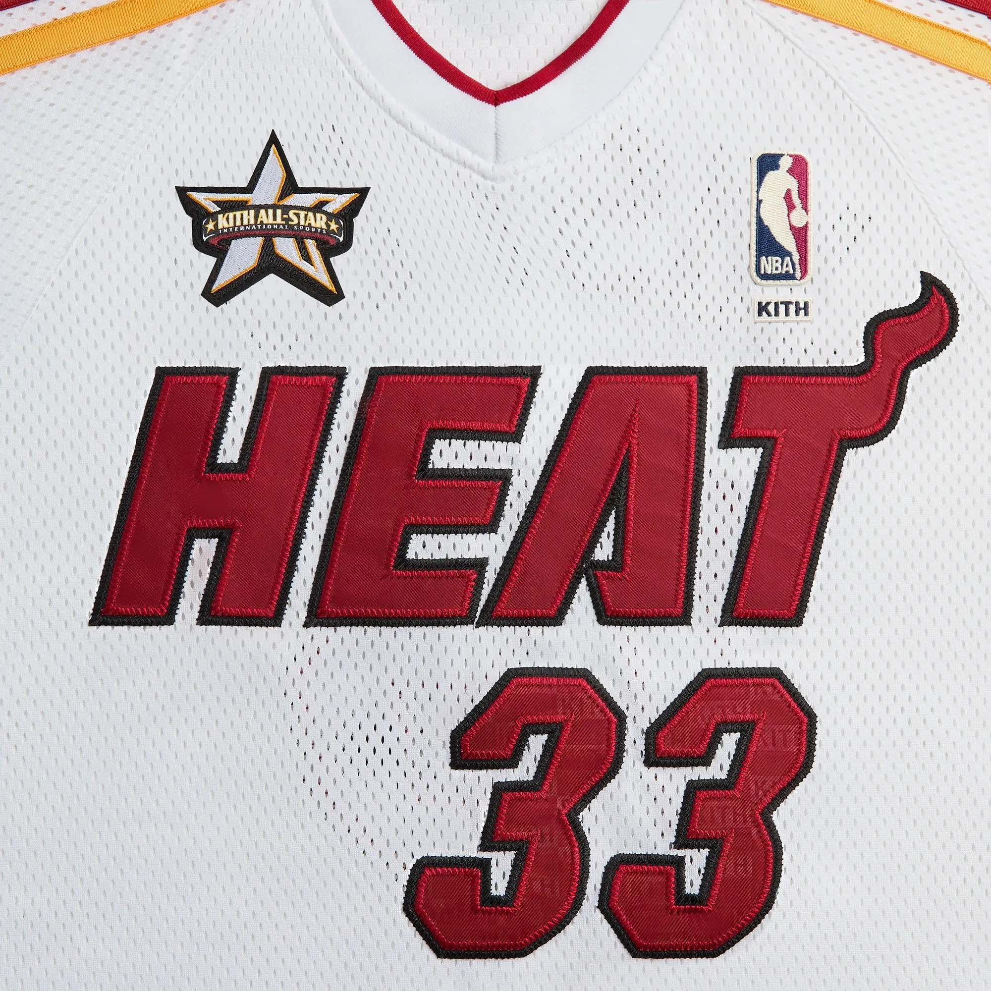 Kith for NBA All-Star Miami Heat Leon Shirt - White sold by Kith product image thumbnail 5