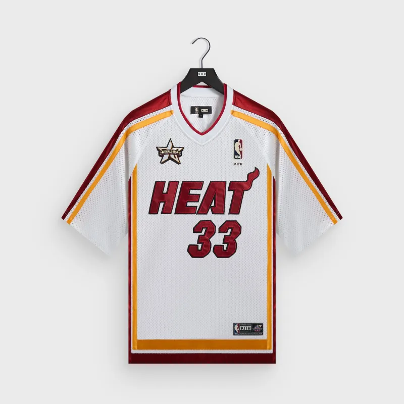 Kith for NBA All-Star Miami Heat Leon Shirt - White sold by Kith