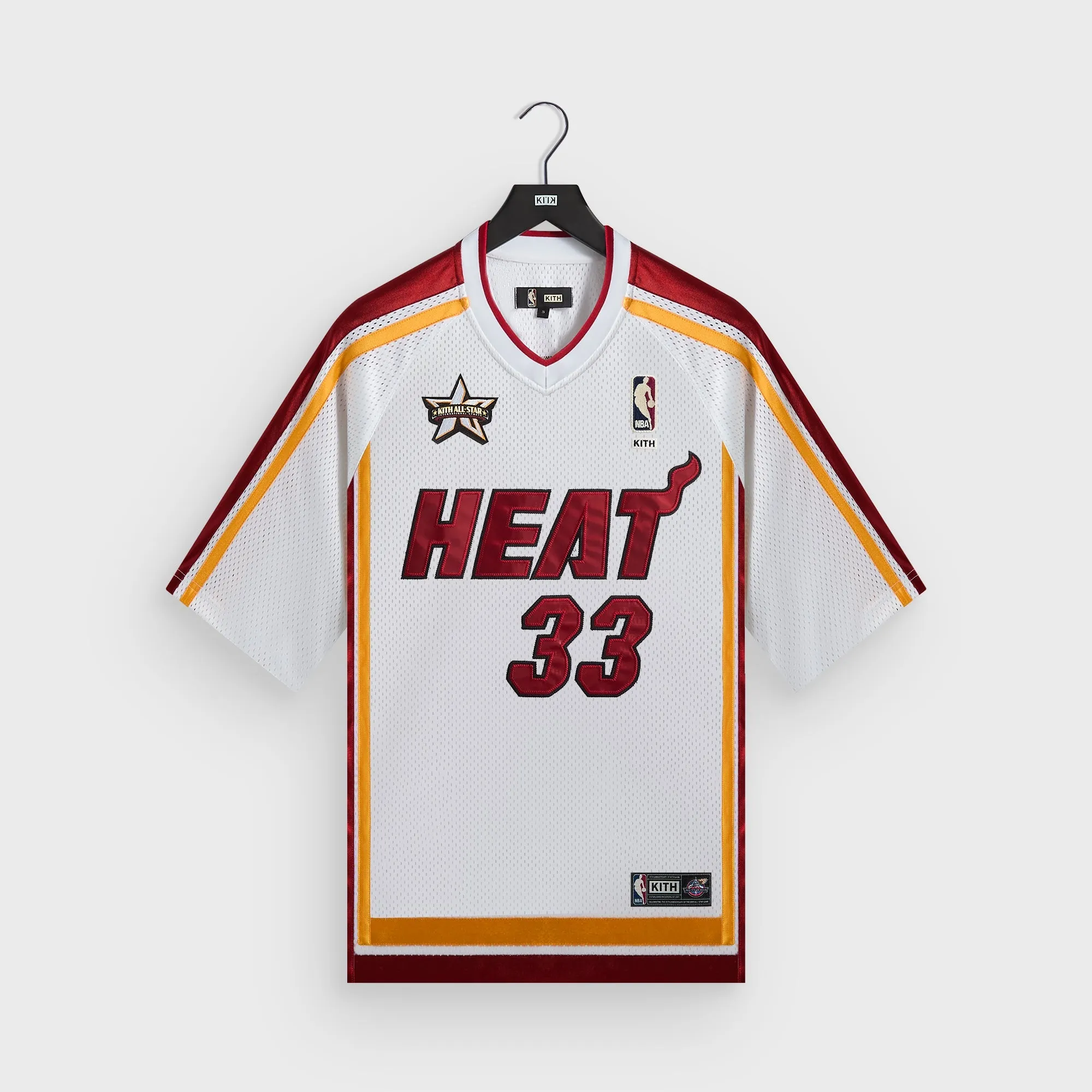 Kith for NBA All-Star Miami Heat Leon Shirt - White sold by Kith