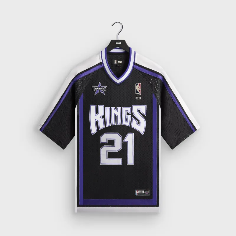 Kith for NBA All-Star Sacramento Kings Leon Shirt - Black sold by Kith