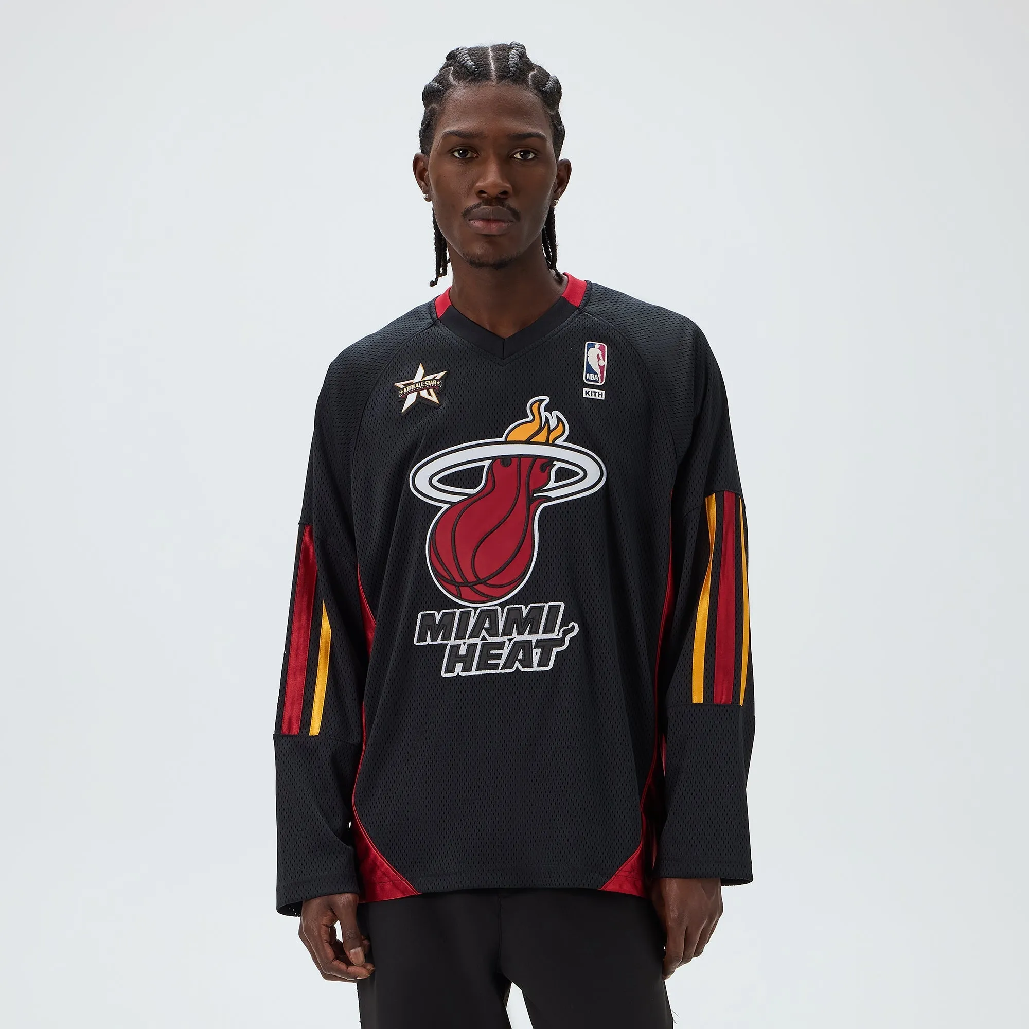 Kith for NBA All-Star Miami Heat Samuel Shirt - Black sold by Kith product image thumbnail 2