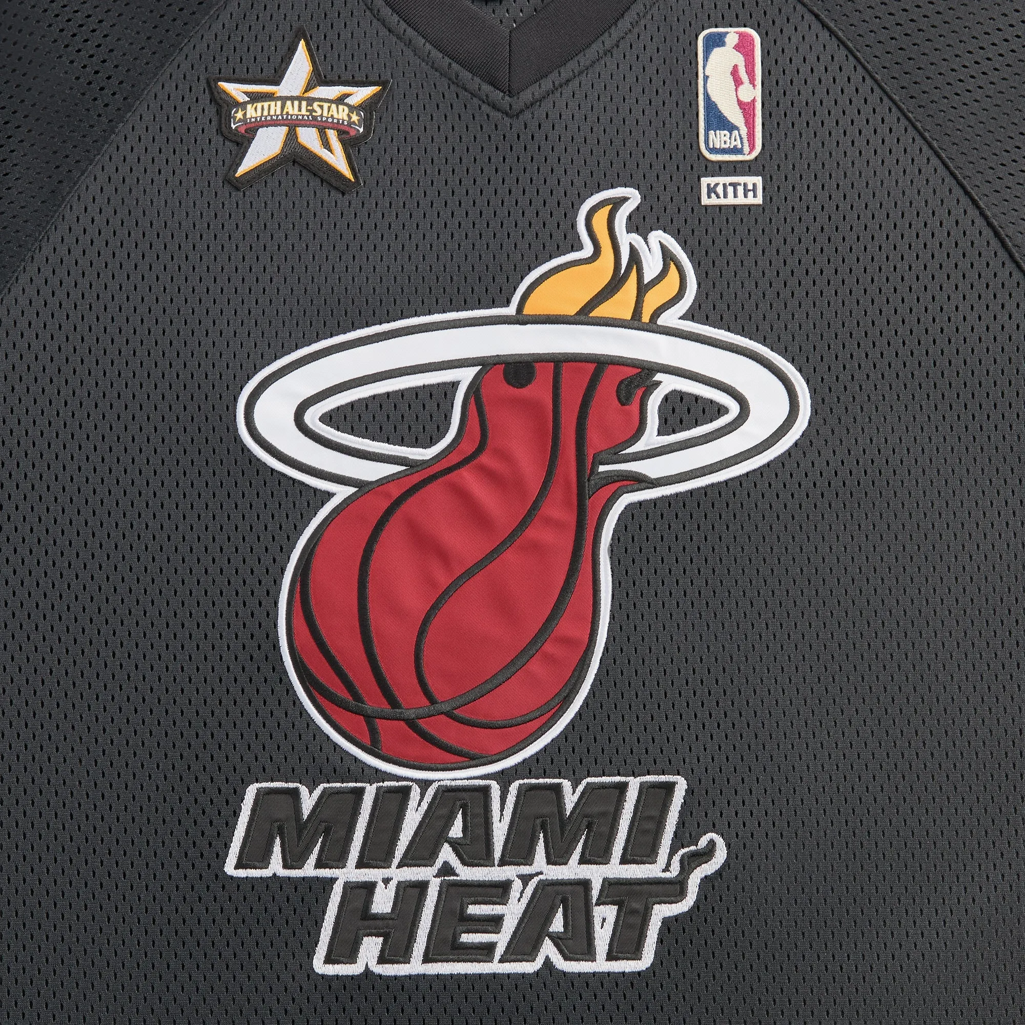 Kith for NBA All-Star Miami Heat Samuel Shirt - Black sold by Kith product image thumbnail 5