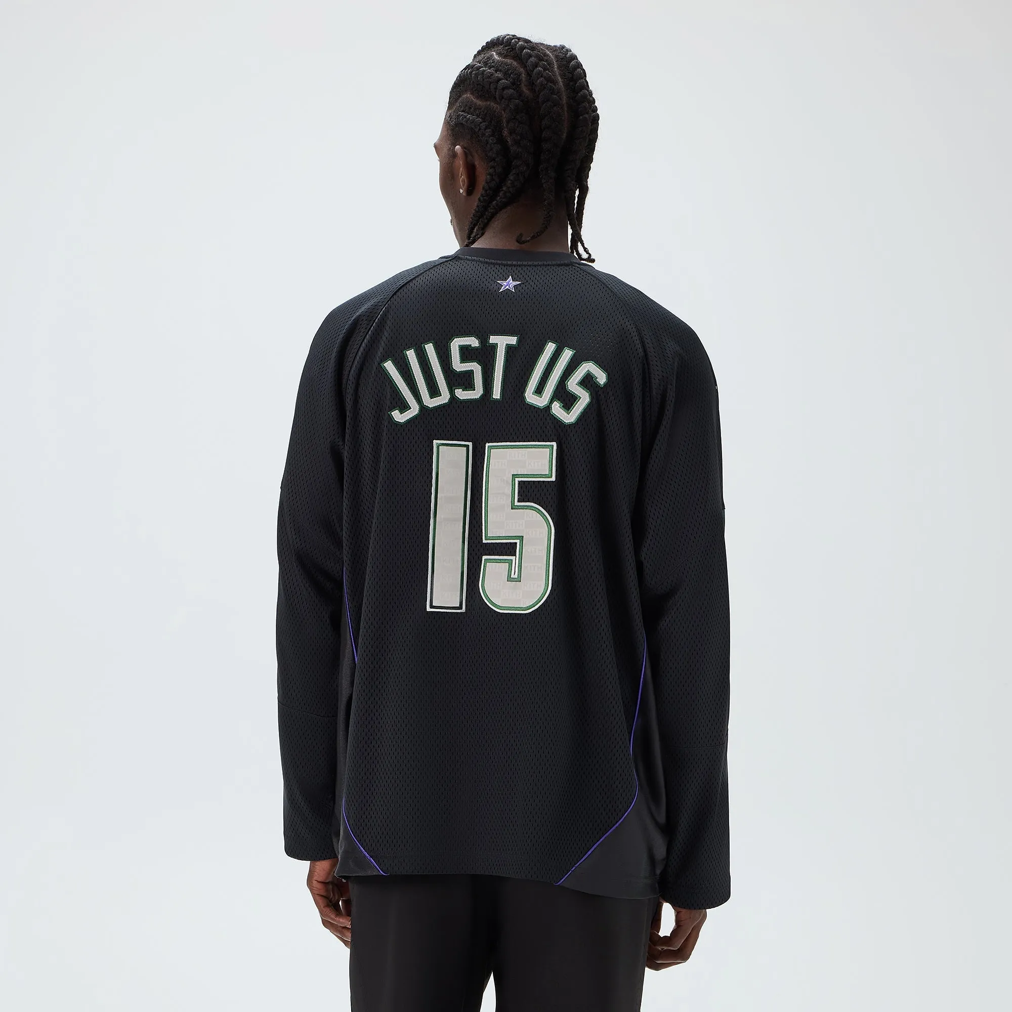 Kith for NBA All-Star Milwaukee Bucks Samuel Shirt - Black sold by Kith product image thumbnail 3