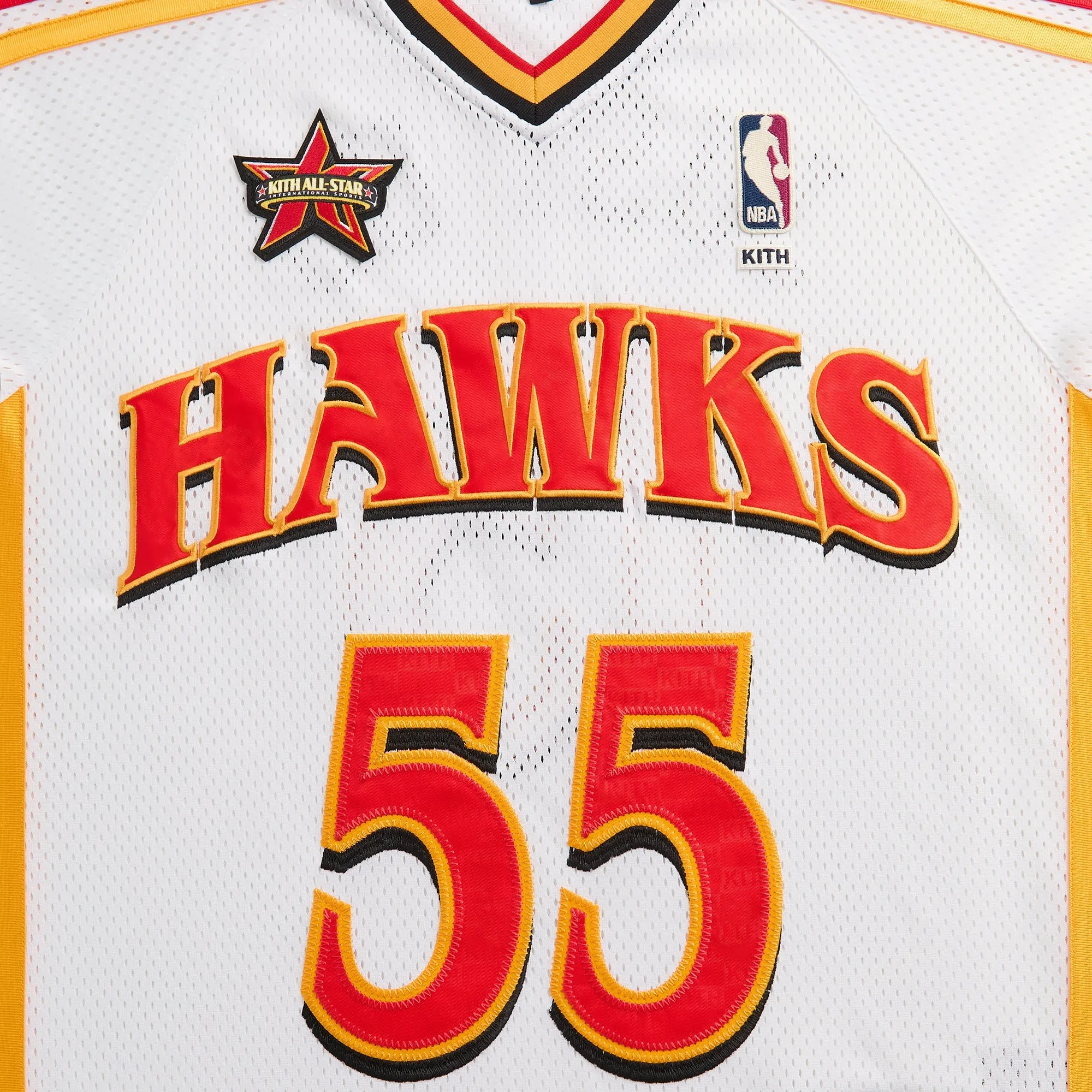 Kith for NBA All-Star Atlanta Hawks Leon Shirt - White sold by Kith product image thumbnail 5