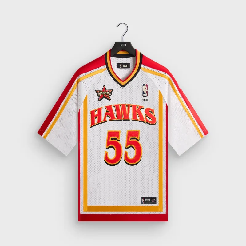 Kith for NBA All-Star Atlanta Hawks Leon Shirt - White sold by Kith