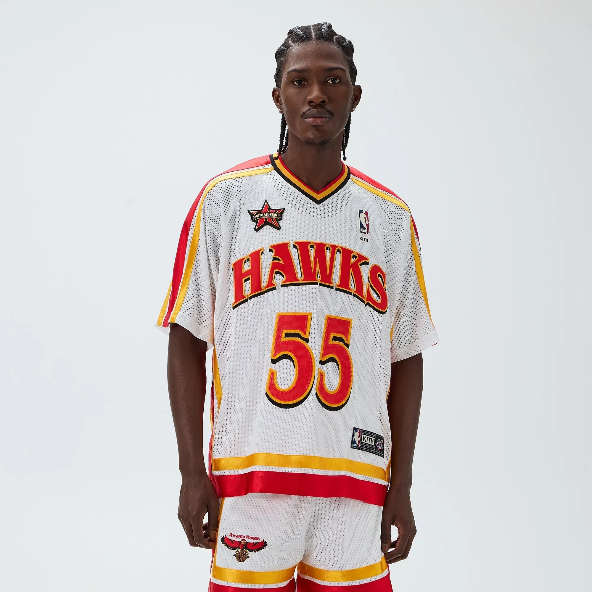 Kith for NBA All-Star Atlanta Hawks Leon Shirt - White sold by Kith product image thumbnail 2