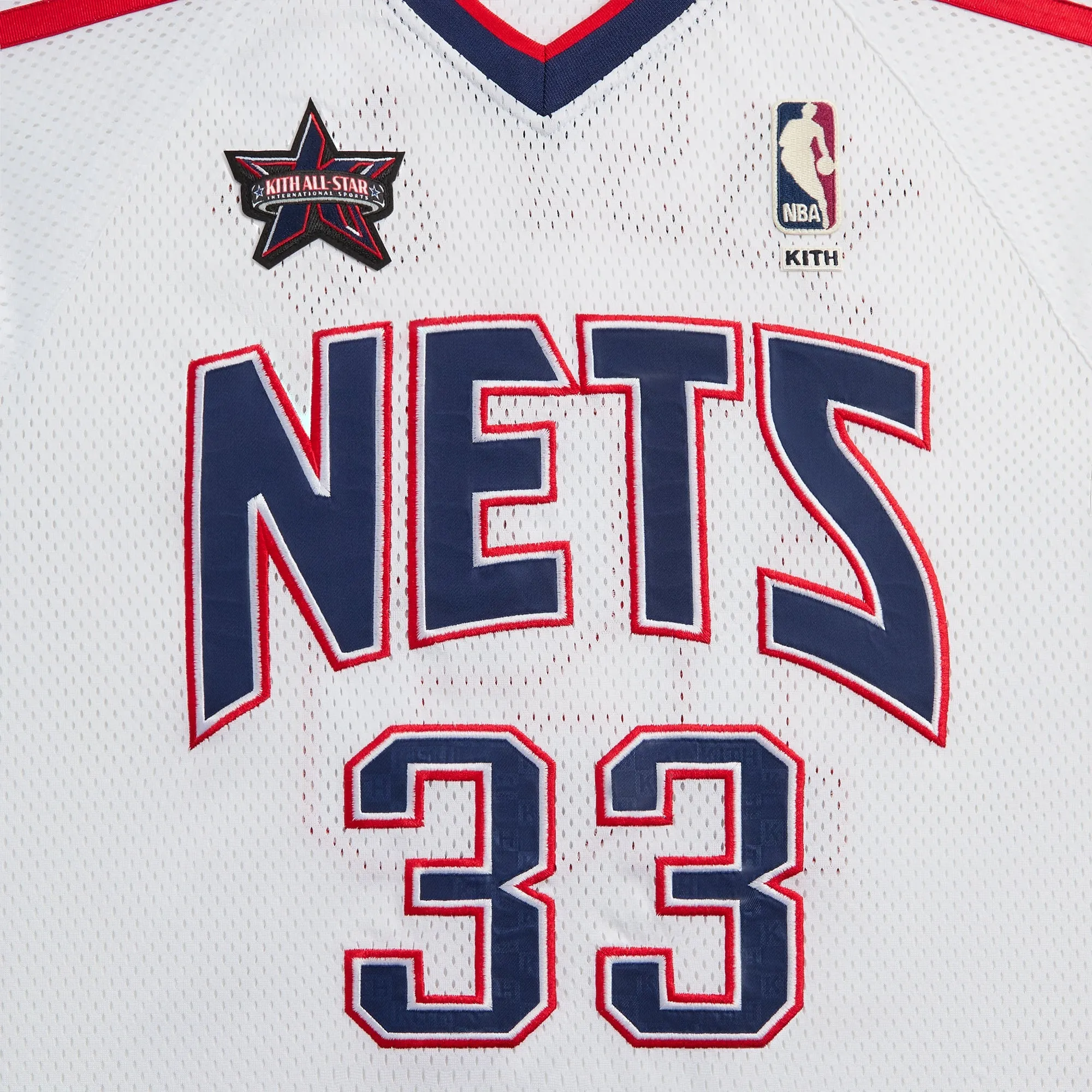 Kith for NBA All-Star New Jersey Nets Leon Shirt - White sold by Kith product image thumbnail 5