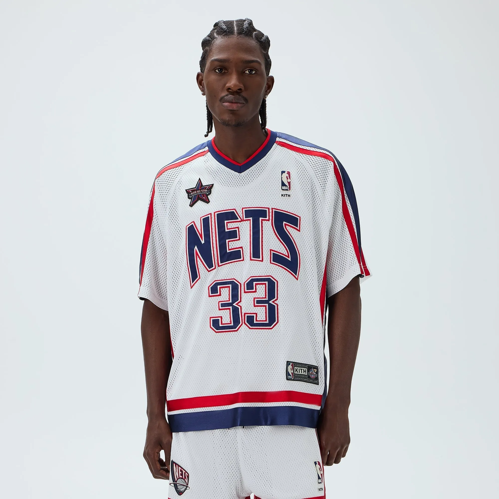 Kith for NBA All-Star New Jersey Nets Leon Shirt - White sold by Kith product image thumbnail 2
