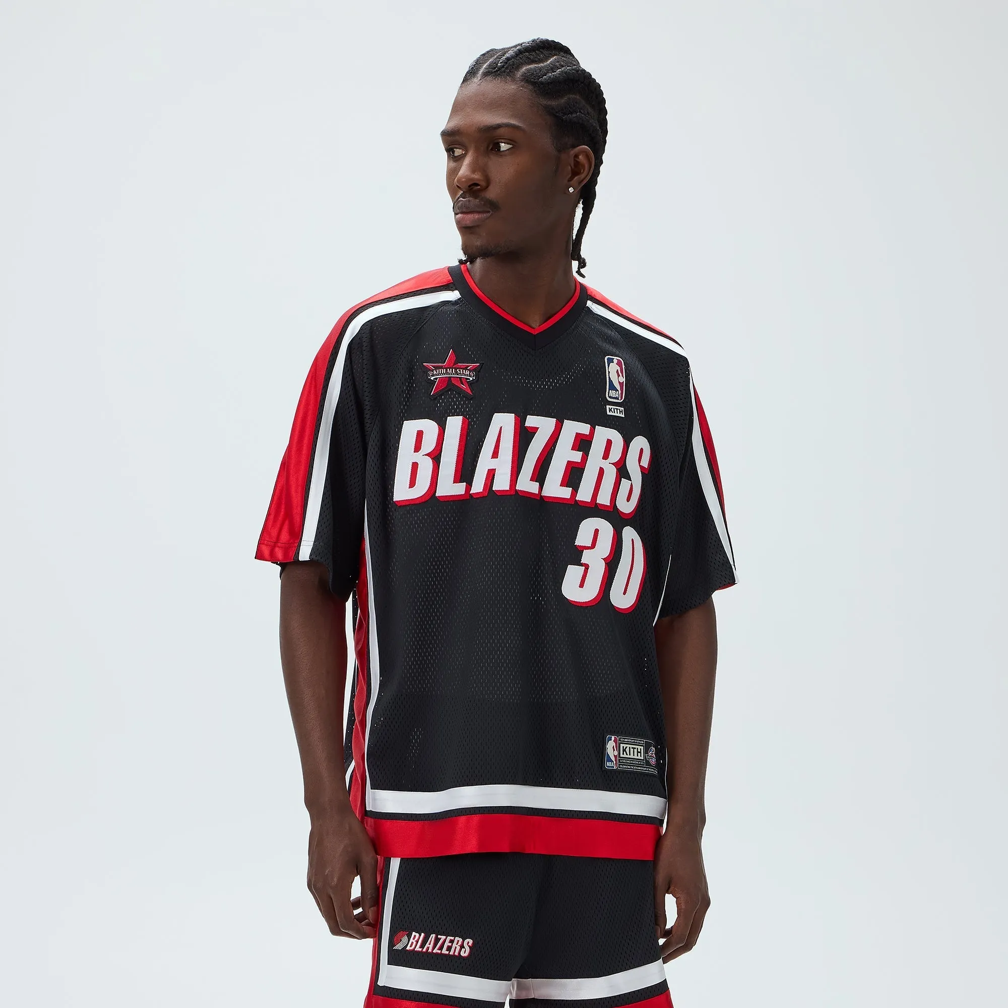 Kith for NBA All-Star Portland Trail Blazers Leon Shirt - Black sold by Kith product image thumbnail 2