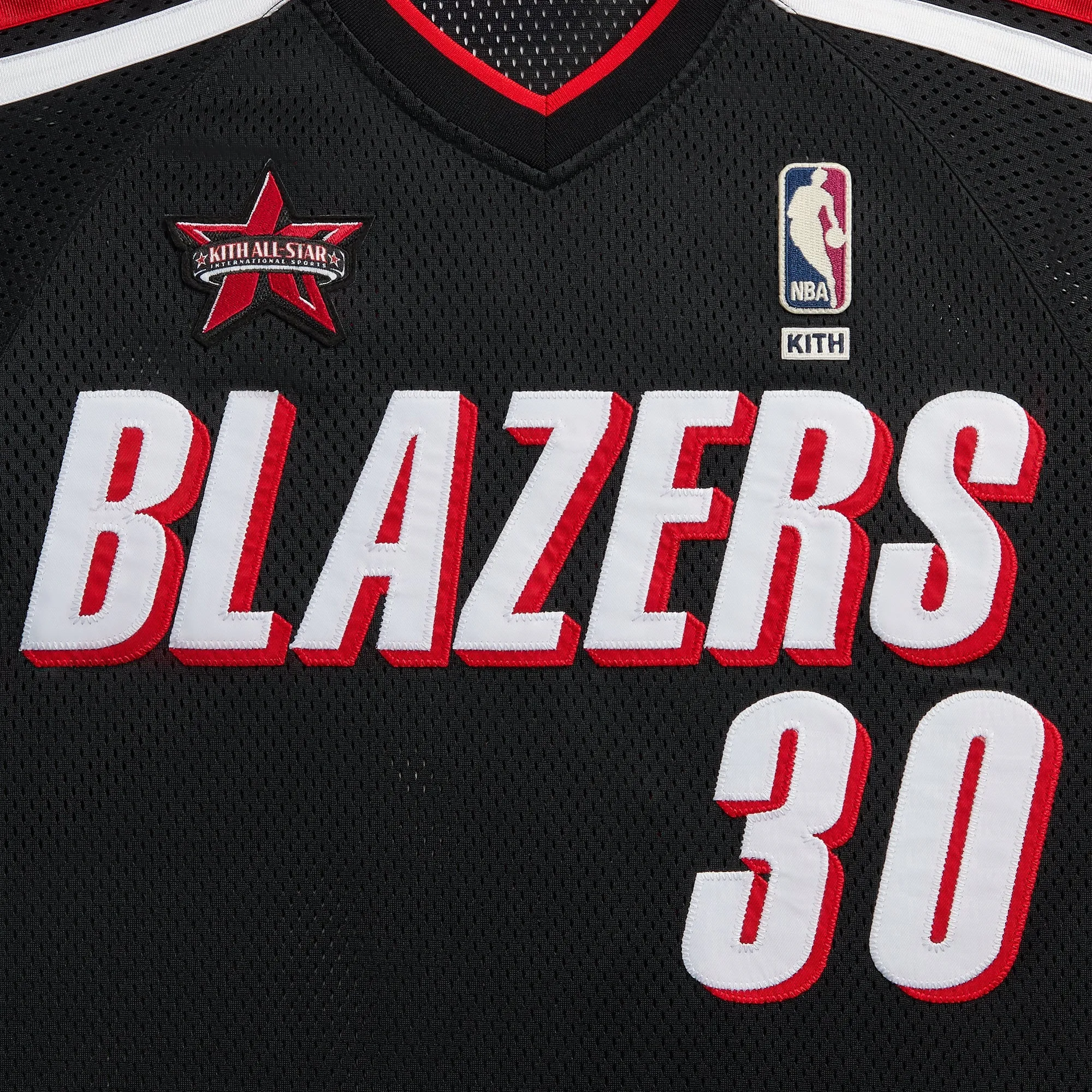 Kith for NBA All-Star Portland Trail Blazers Leon Shirt - Black sold by Kith product image thumbnail 5