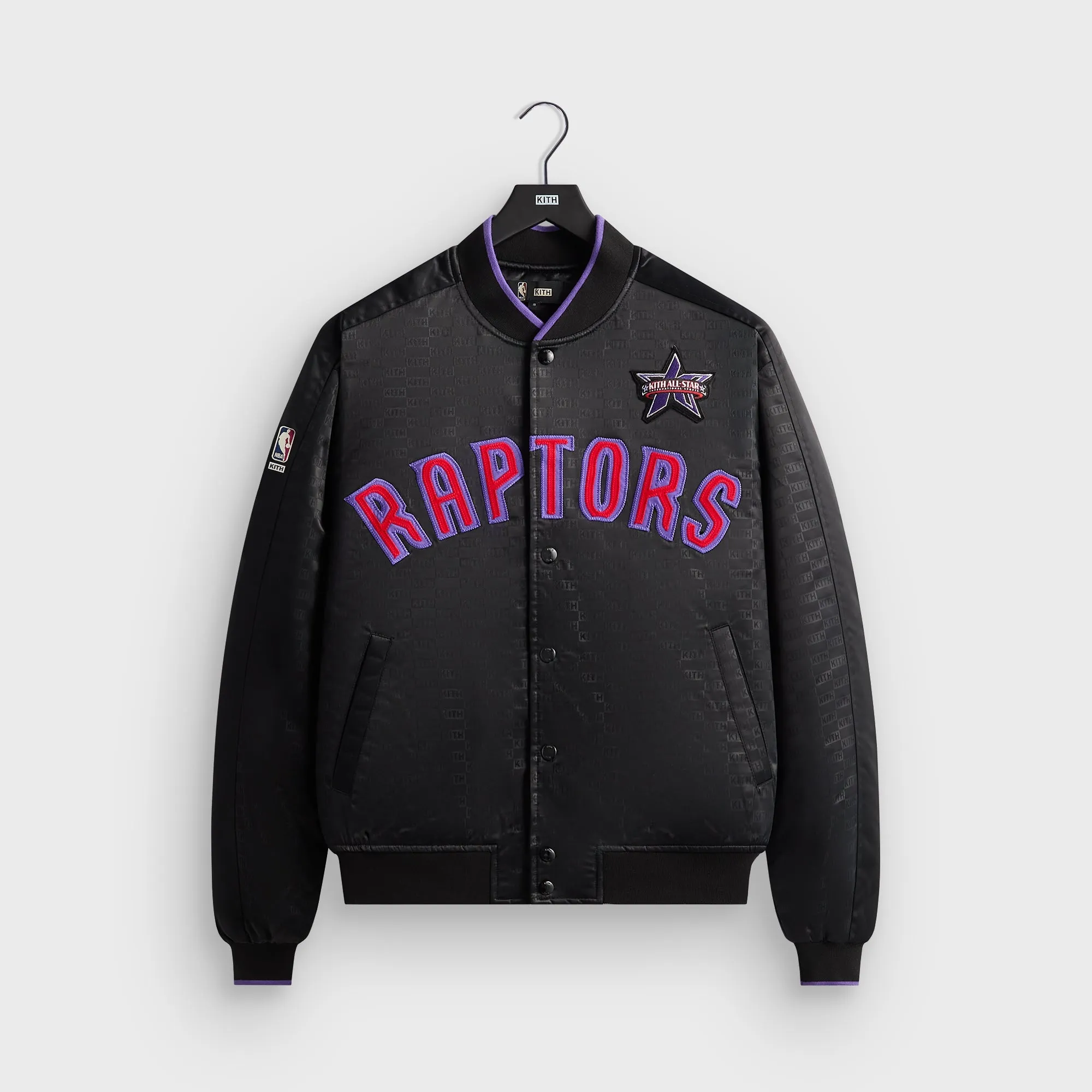 Kith for NBA All-Star Toronto Raptors Bomber Jacket - Black sold by Kith