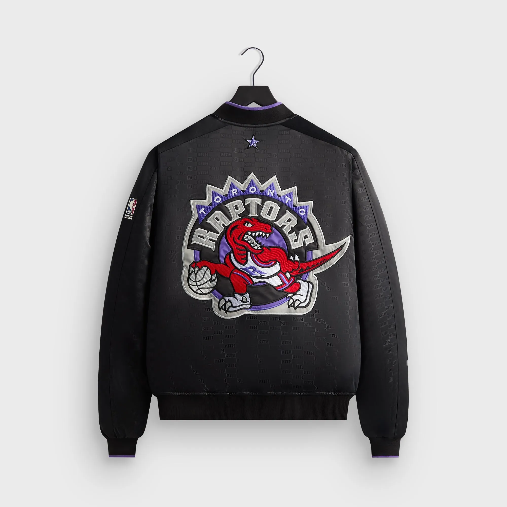Kith for NBA All-Star Toronto Raptors Bomber Jacket - Black sold by Kith product image thumbnail 4