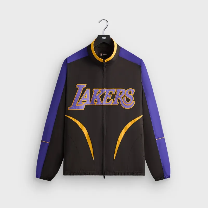 Kith for NBA All-Star Los Angeles Lakers Douglas Track Jacket - Black made by Kith