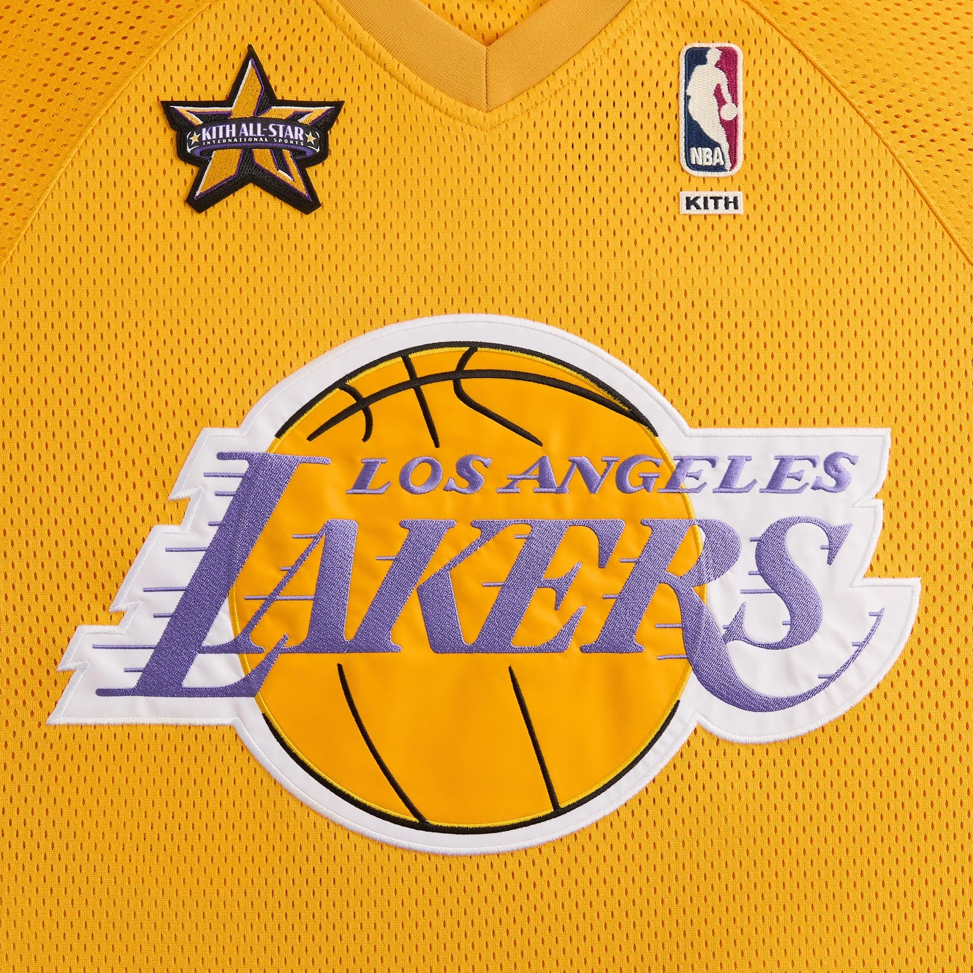 Kith for NBA All-Star Los Angeles Lakers Samuel Shirt - Marigold sold by Kith product image thumbnail 5