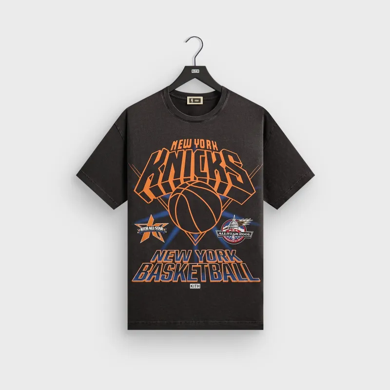 Kith for NBA All-Star New York Knicks Vintage Tee - Black sold by Kith
