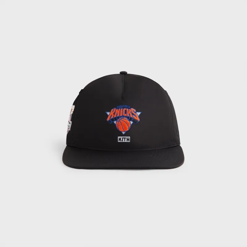 Kith & '47 for NBA All-Star New York Knicks SL Hitch Snapback - Black sold by Kith
