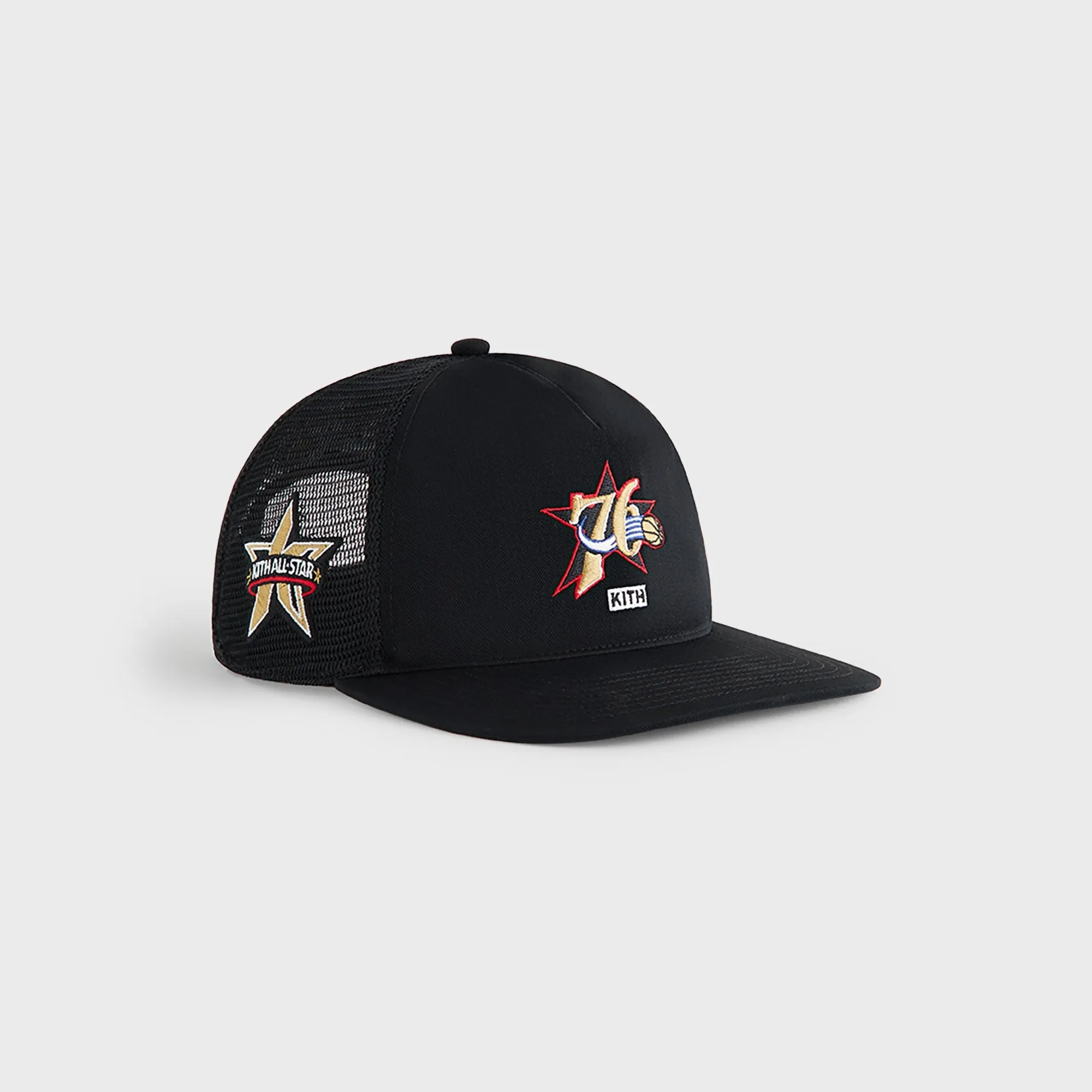 Kith & '47 for NBA All-Star Philadelphia 76ers Trucker Hat - Black sold by Kith product image thumbnail 4