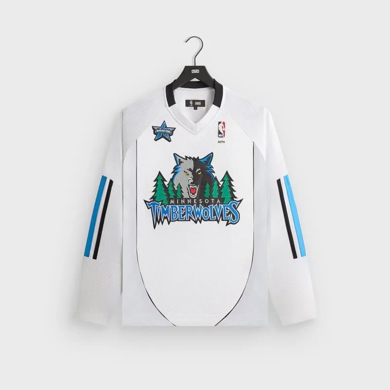 Kith for NBA All-Star Minnesota Timberwolves Samuel Shirt - White sold by Kith