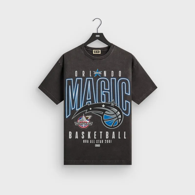 Kith for NBA All-Star Orlando Magic Vintage Tee - Black sold by Kith