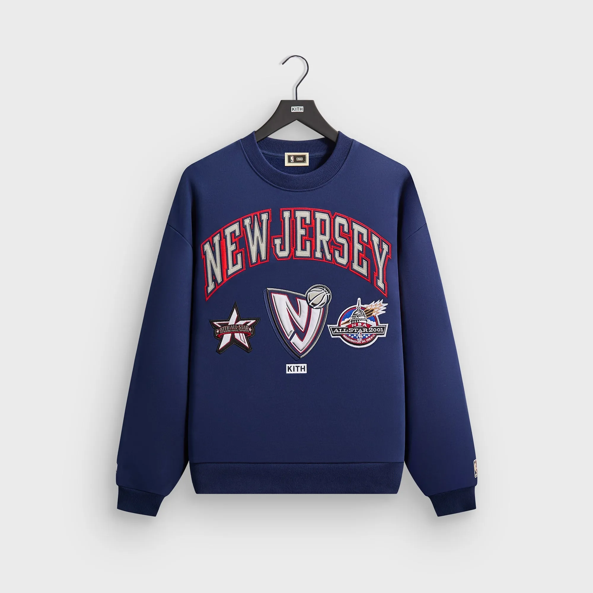 Kith for NBA All-Star New Jersey Nets Nelson Crewneck - Quantum sold by Kith