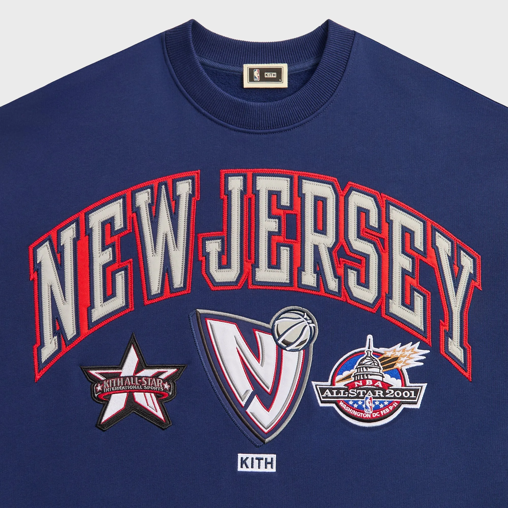 Kith for NBA All-Star New Jersey Nets Nelson Crewneck - Quantum sold by Kith product image thumbnail 2
