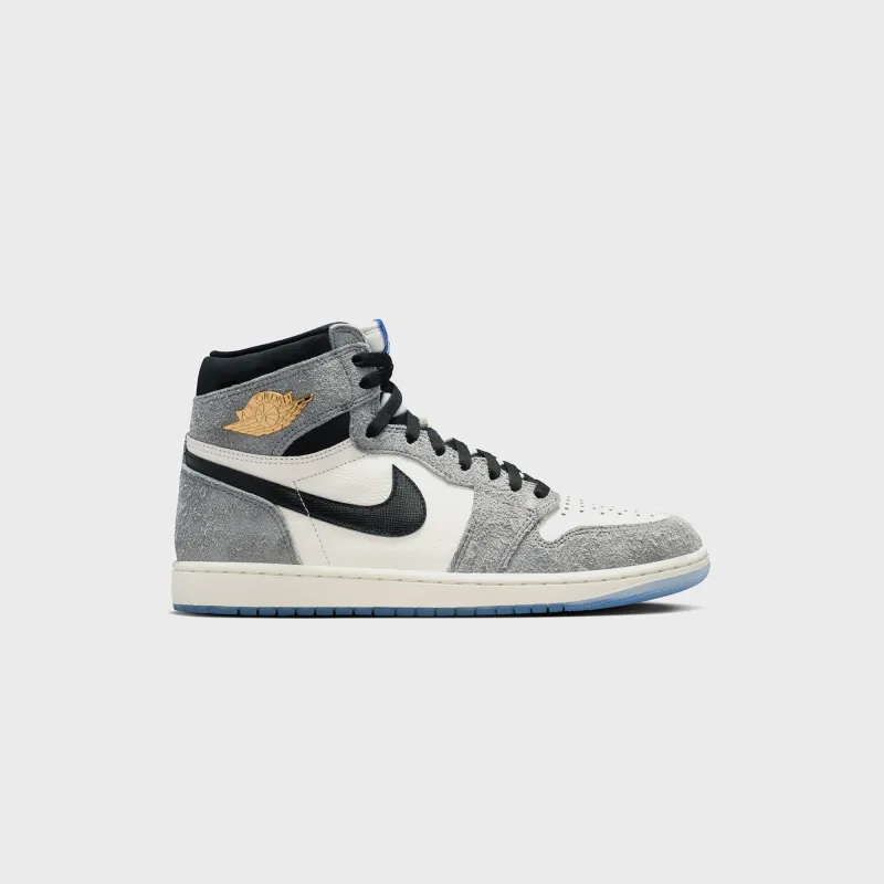 Jordan Air Jordan 1 Retro High OG - Cool Grey / Sail / Game Royal / Black sold by Kith