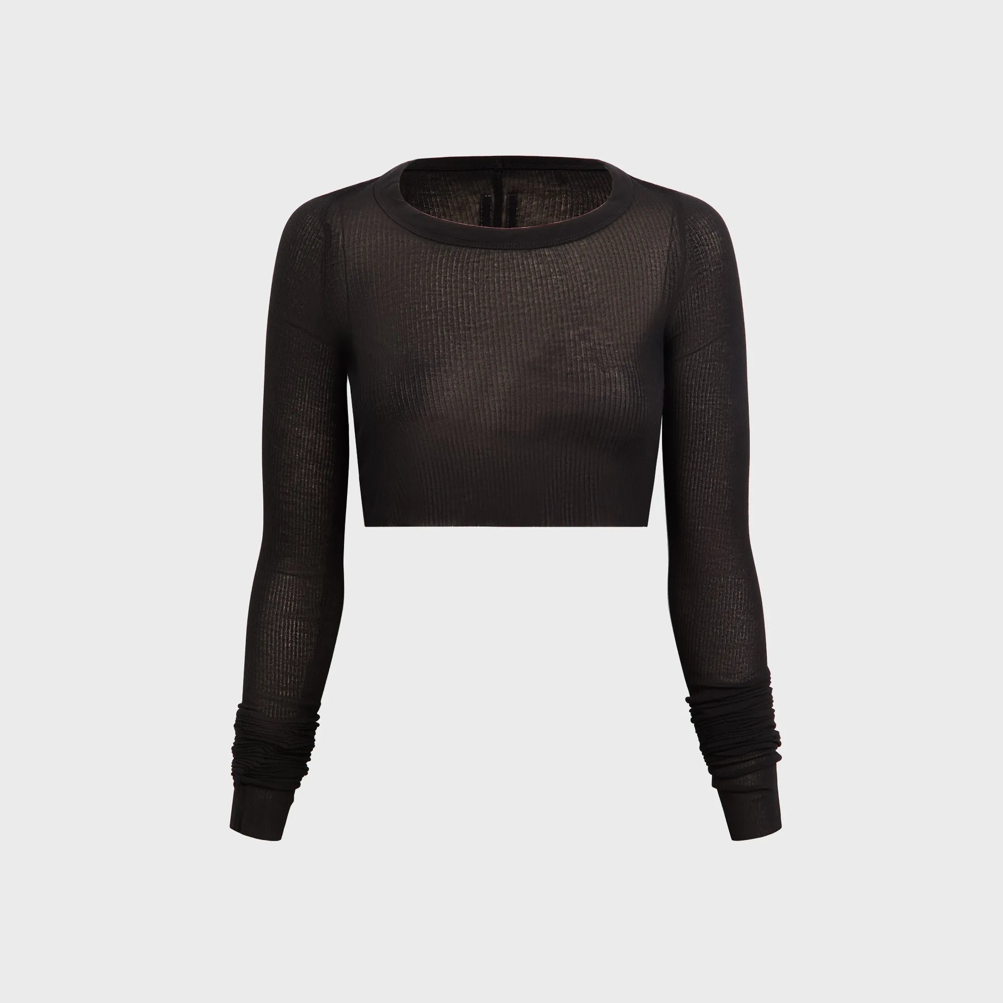 Rick Owens Crop Tee - Black sold by Kith