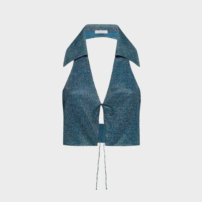 Oseree Lumière 90s Top - Peacock made by Oséree