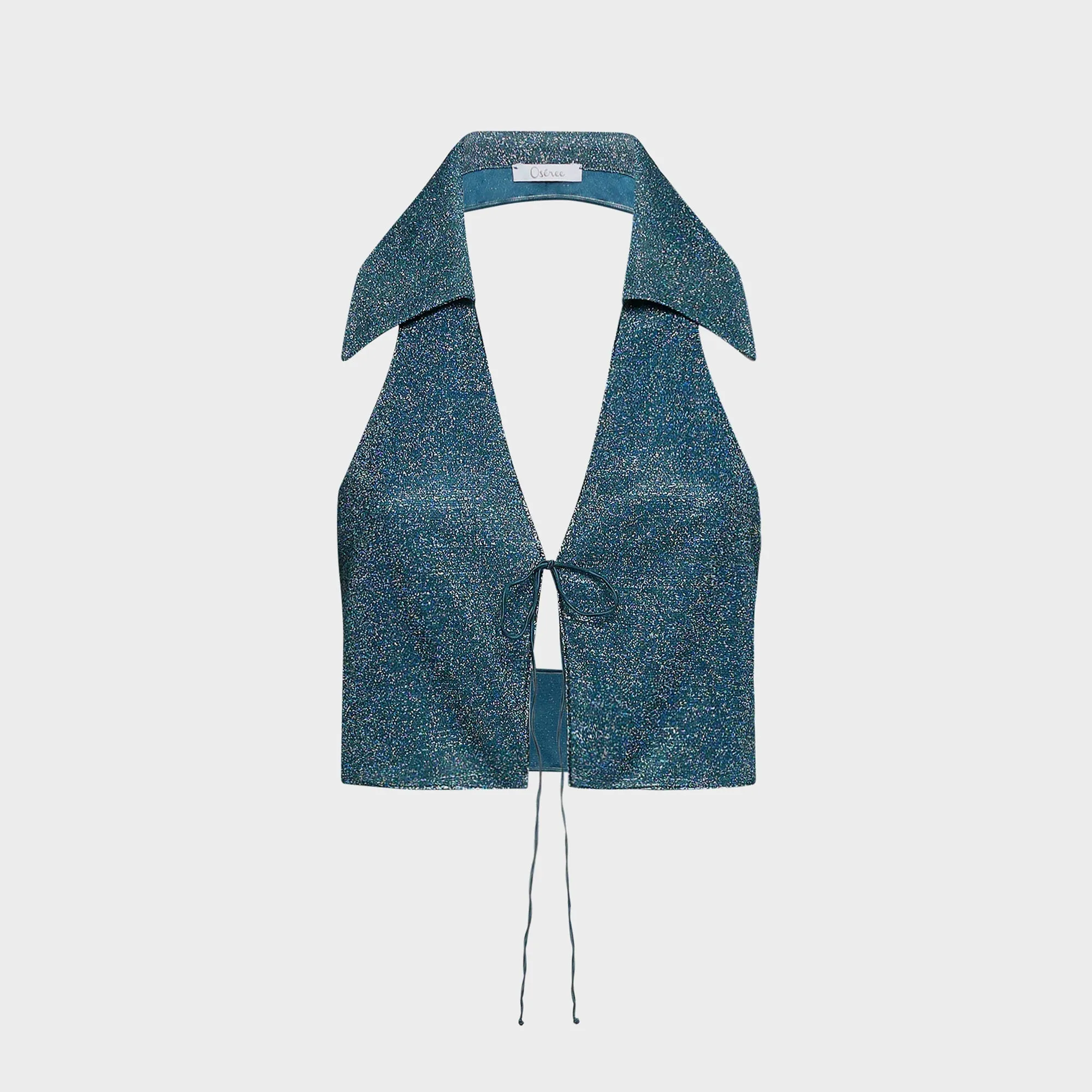 Oseree Lumière 90s Top - Peacock sold by Kith