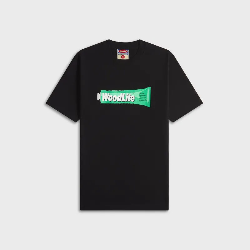 Metalwood Woodlite Tee - Black made by Metalwood Studios