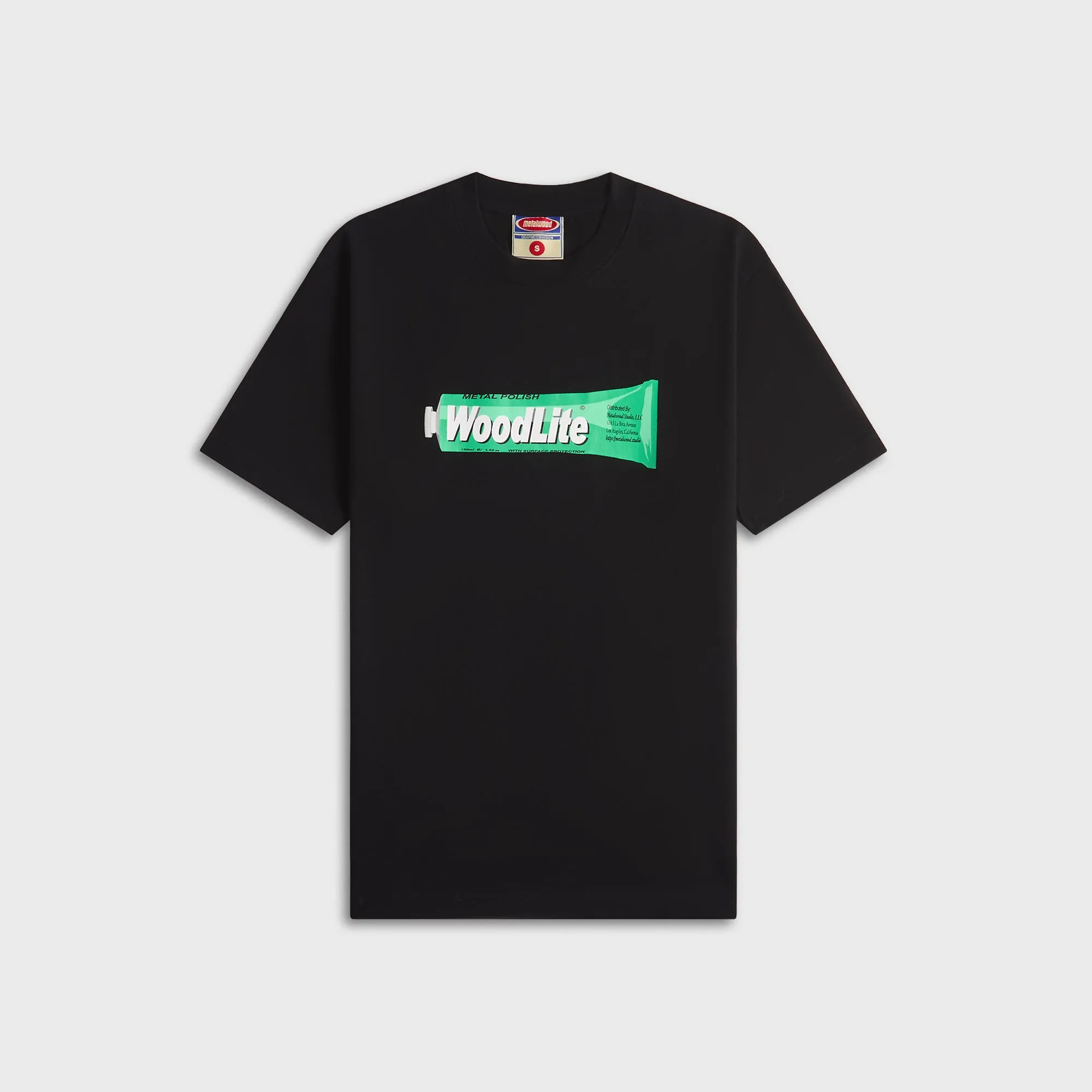 Metalwood Woodlite Tee - Black sold by Kith