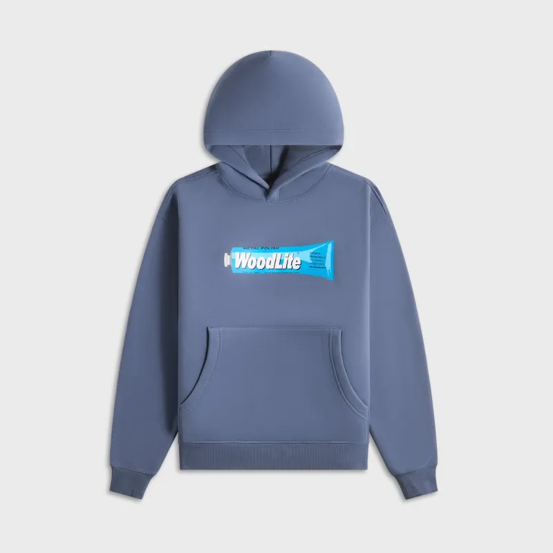 Metalwood Woodlite Hooded Sweatshirt - Steel sold by Kith