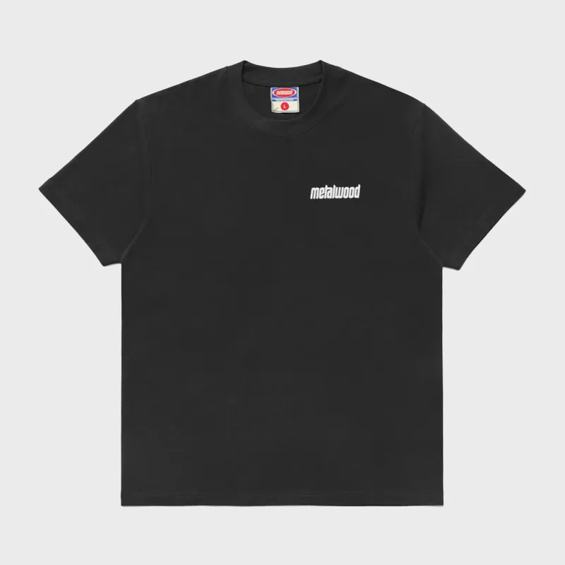 Metalwood Pool Tee - Black made by Metalwood Studios