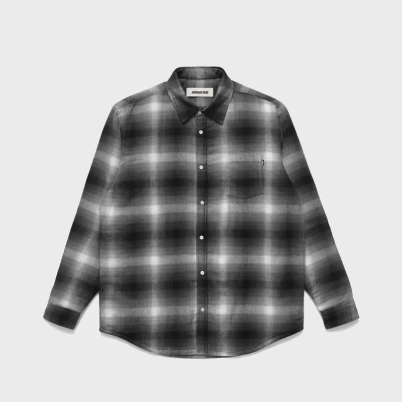 Metalwood Poly Filled Shirt - Black Plaid sold by Kith