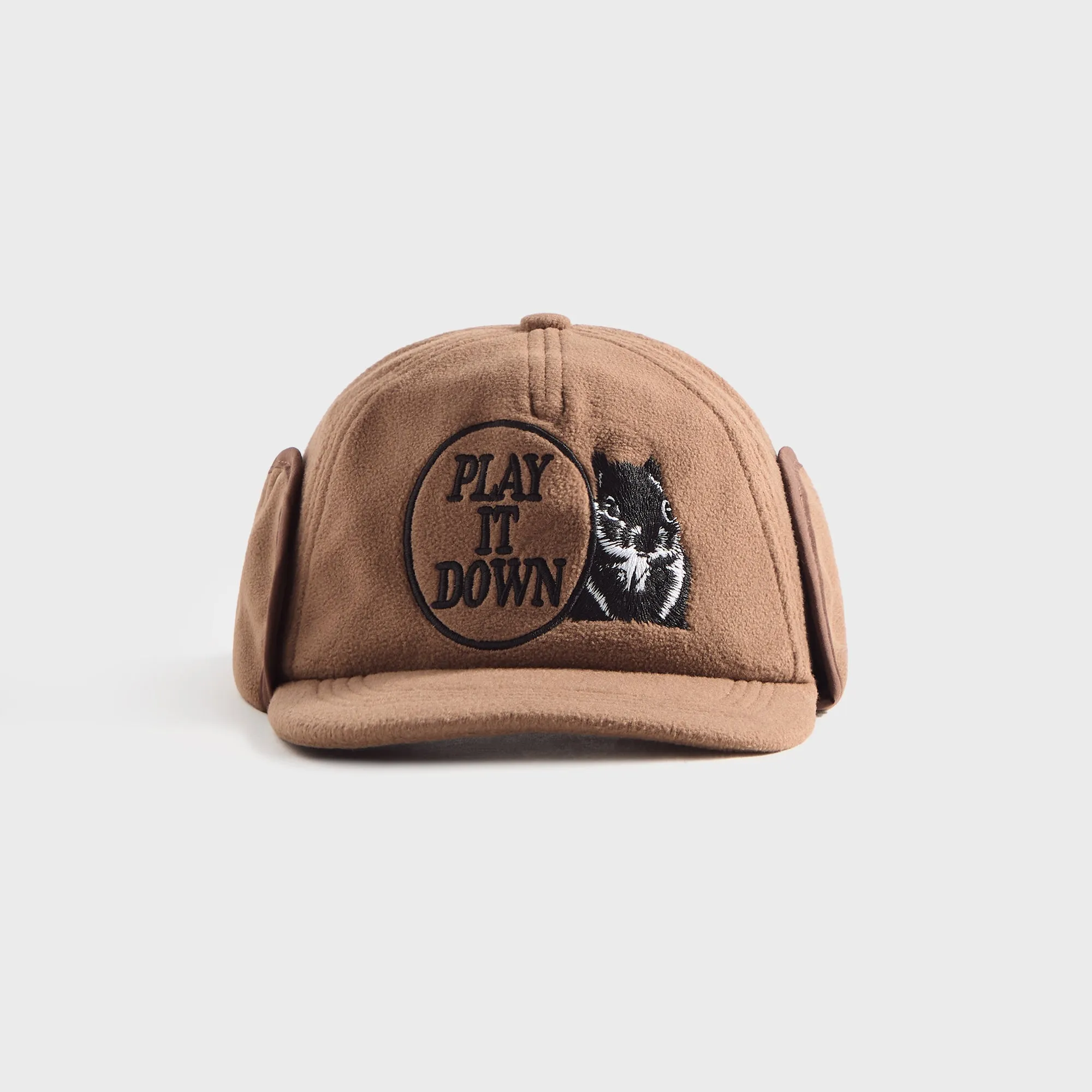 Metalwood Play It Down Trapper Cap - Walnut sold by Kith