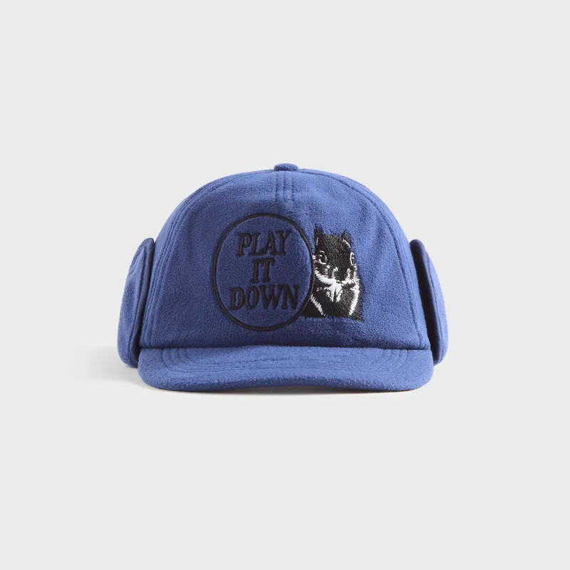 Metalwood Play It Down Trapper Cap - Blue made by Metalwood Studios