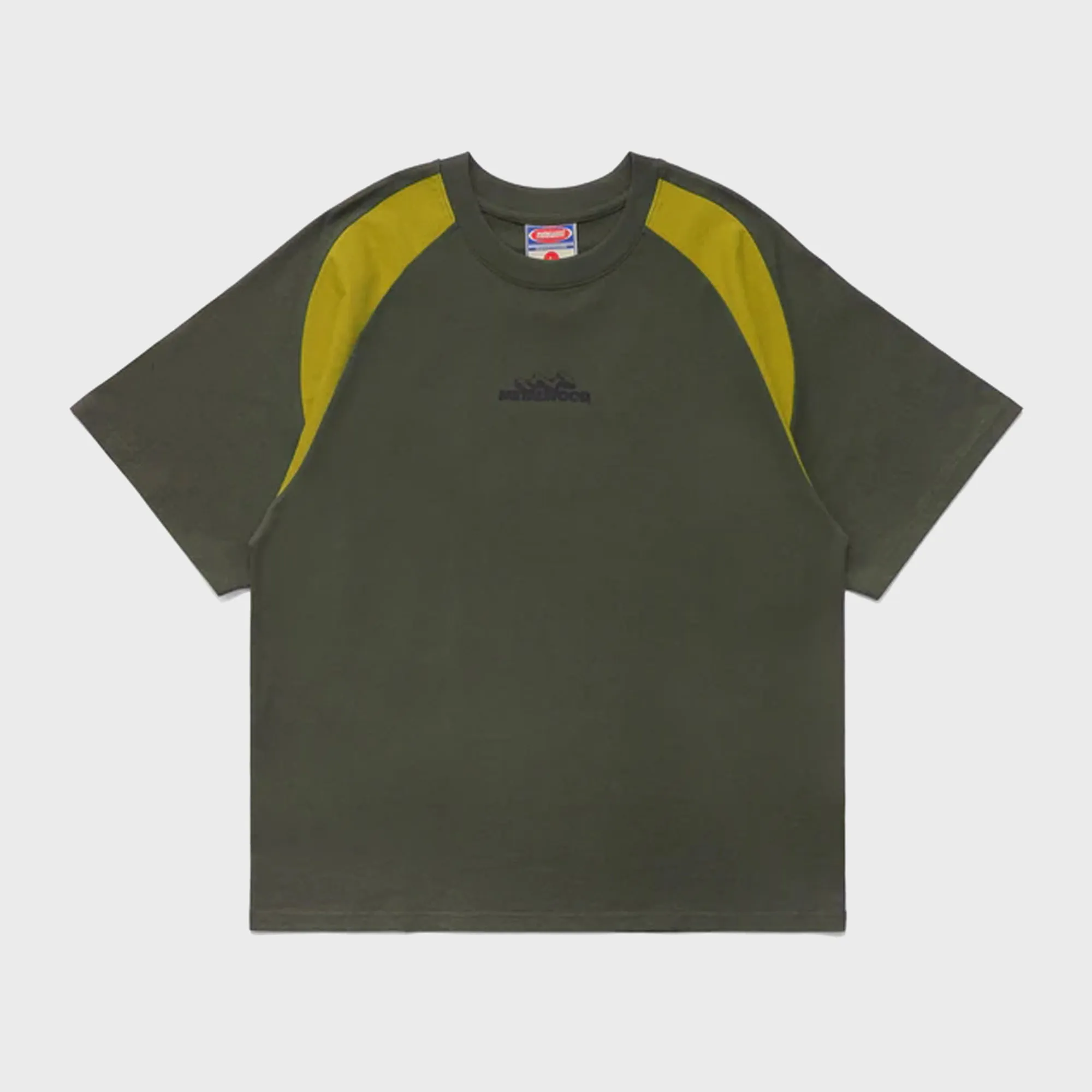 Metalwood Mountaineer Raglan Tee - Earth / Slime sold by Kith
