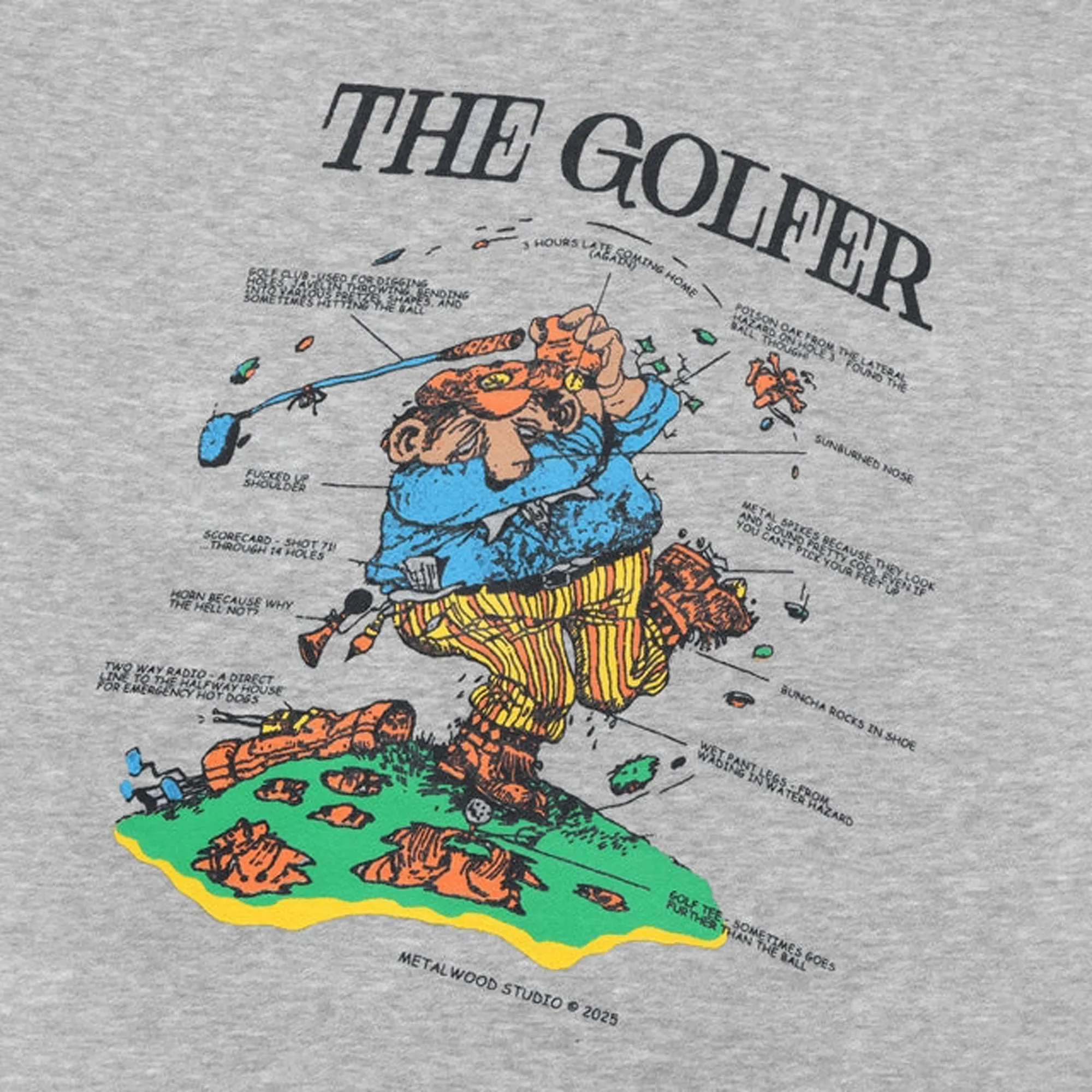 Metalwood Excuses Crewneck Sweatshirt - Heather Grey sold by Kith product image thumbnail 3