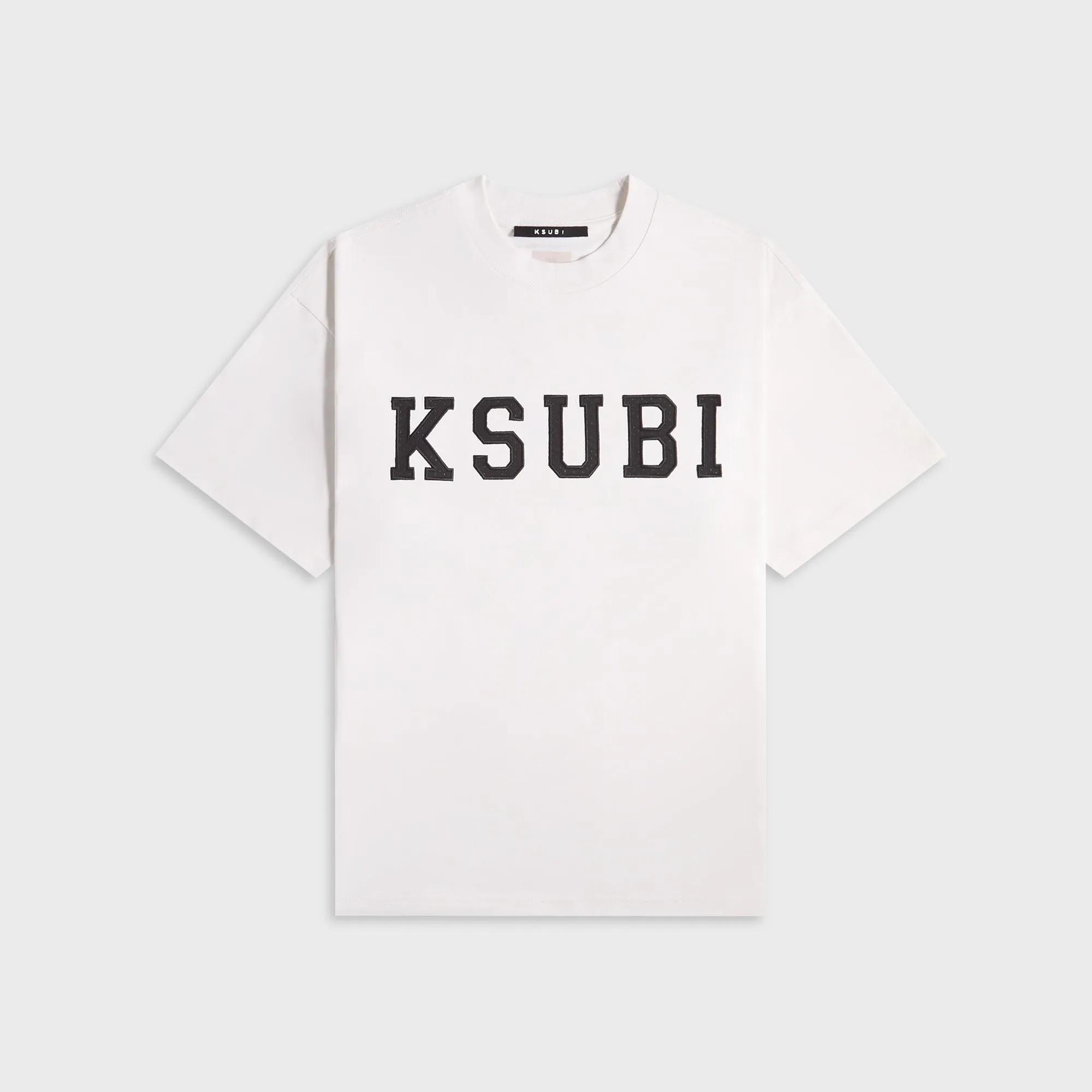 Ksubi Touchdown Ekcess Short Sleeve Tee - Vintage White sold by Kith