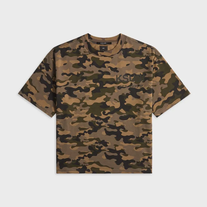 Ksubi State Halen Short Sleeve Tee - Camo sold by Kith