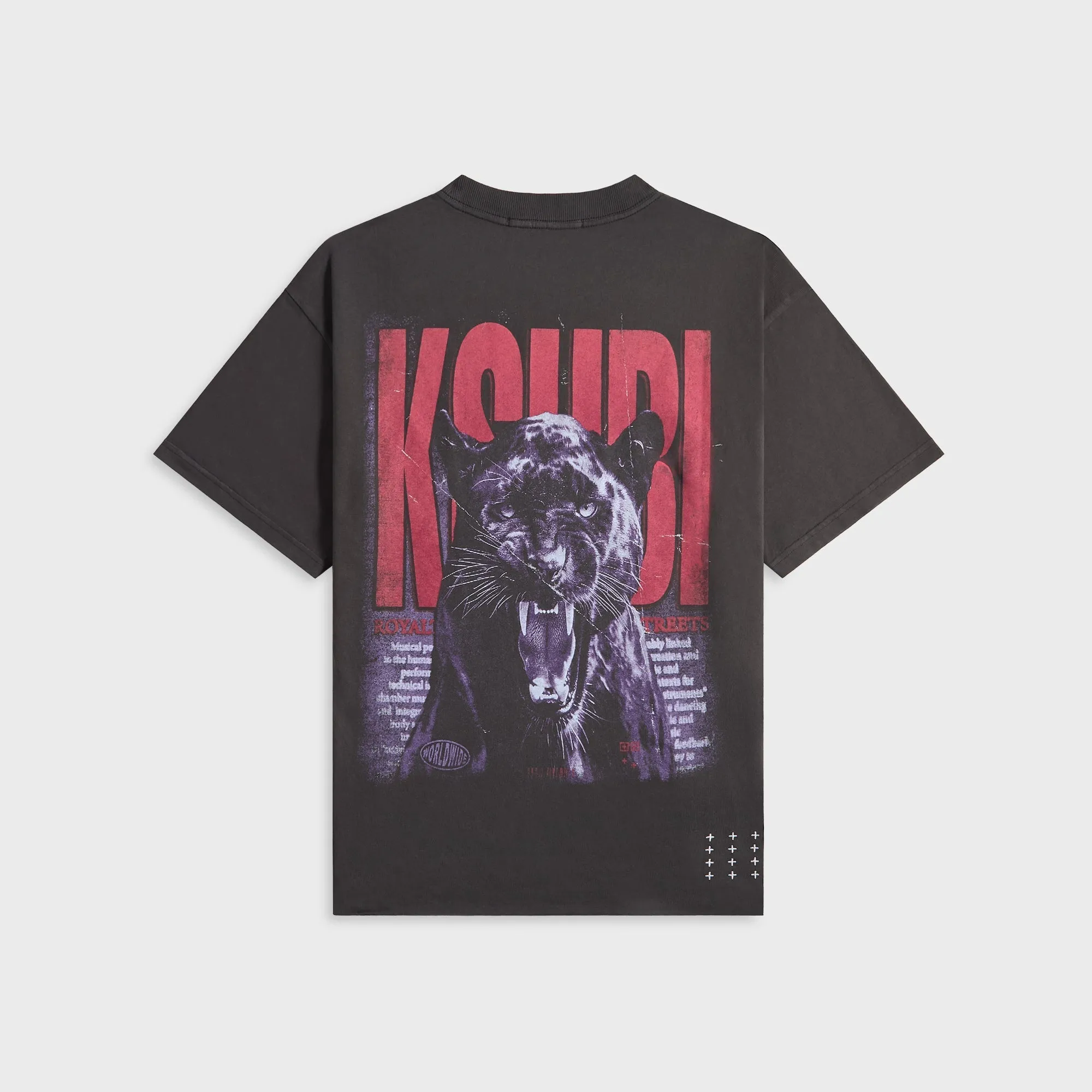 Ksubi Panthera Ekcess Short Sleeve Tee - Faded Black sold by Kith product image thumbnail 2