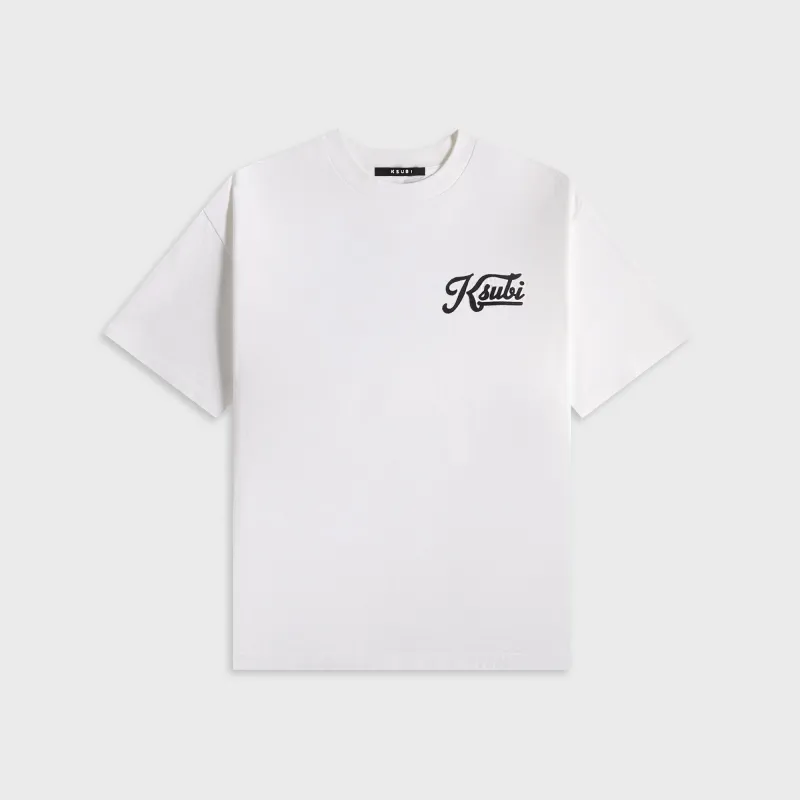 Ksubi Outfield Ekcess Short Sleeve Tee - White sold by Kith