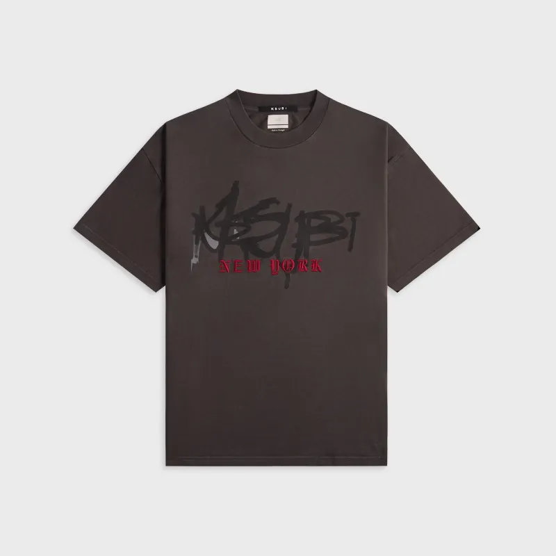 Ksubi Graff Ekcess Short Sleeve Tee - Old Black made by Ksubi