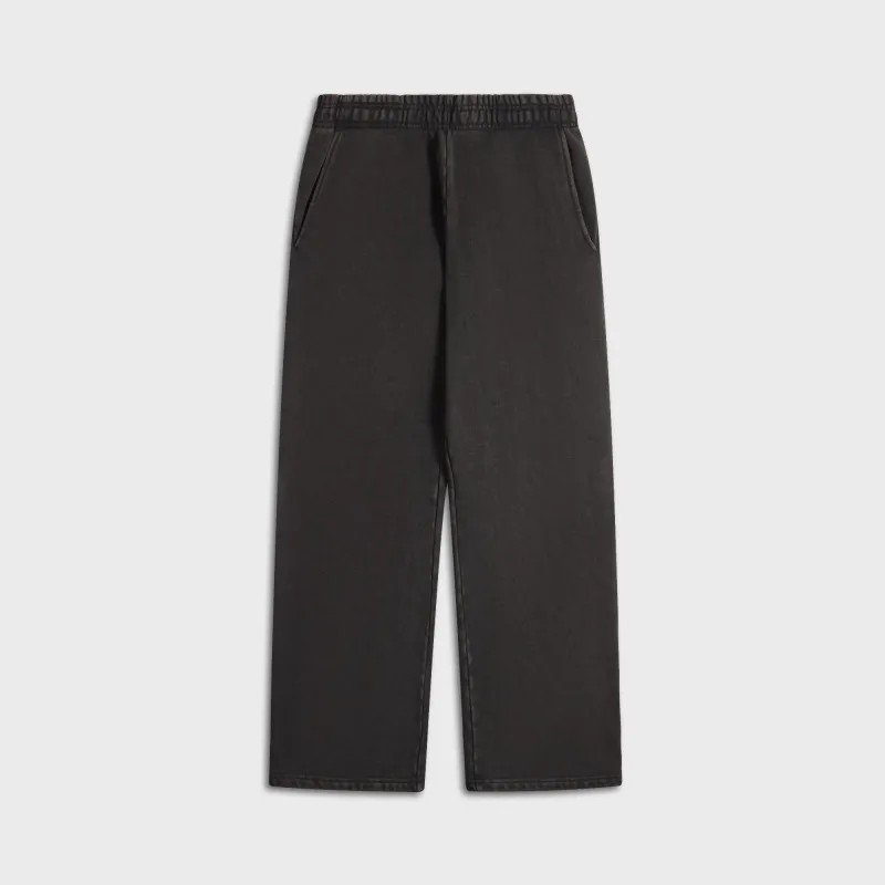 Entire Studios Straight Leg Sweatpant - Washed Black sold by Kith