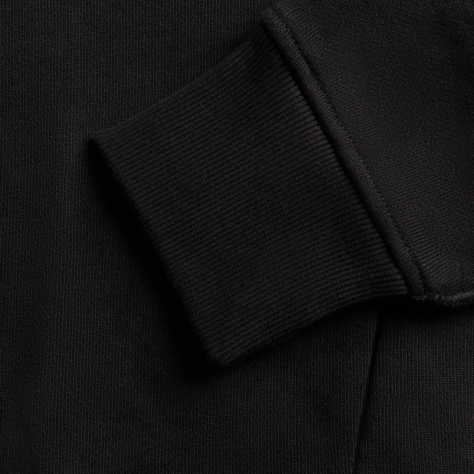 Entire Studios Lightweight Cropped Zip-Up Hoodie - Black sold by Kith product image thumbnail 3