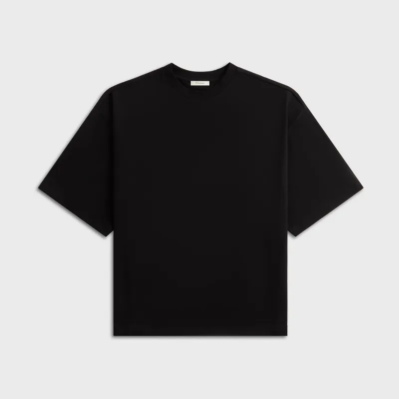Entire Studios Heavy Boxy Tee - Black sold by Kith