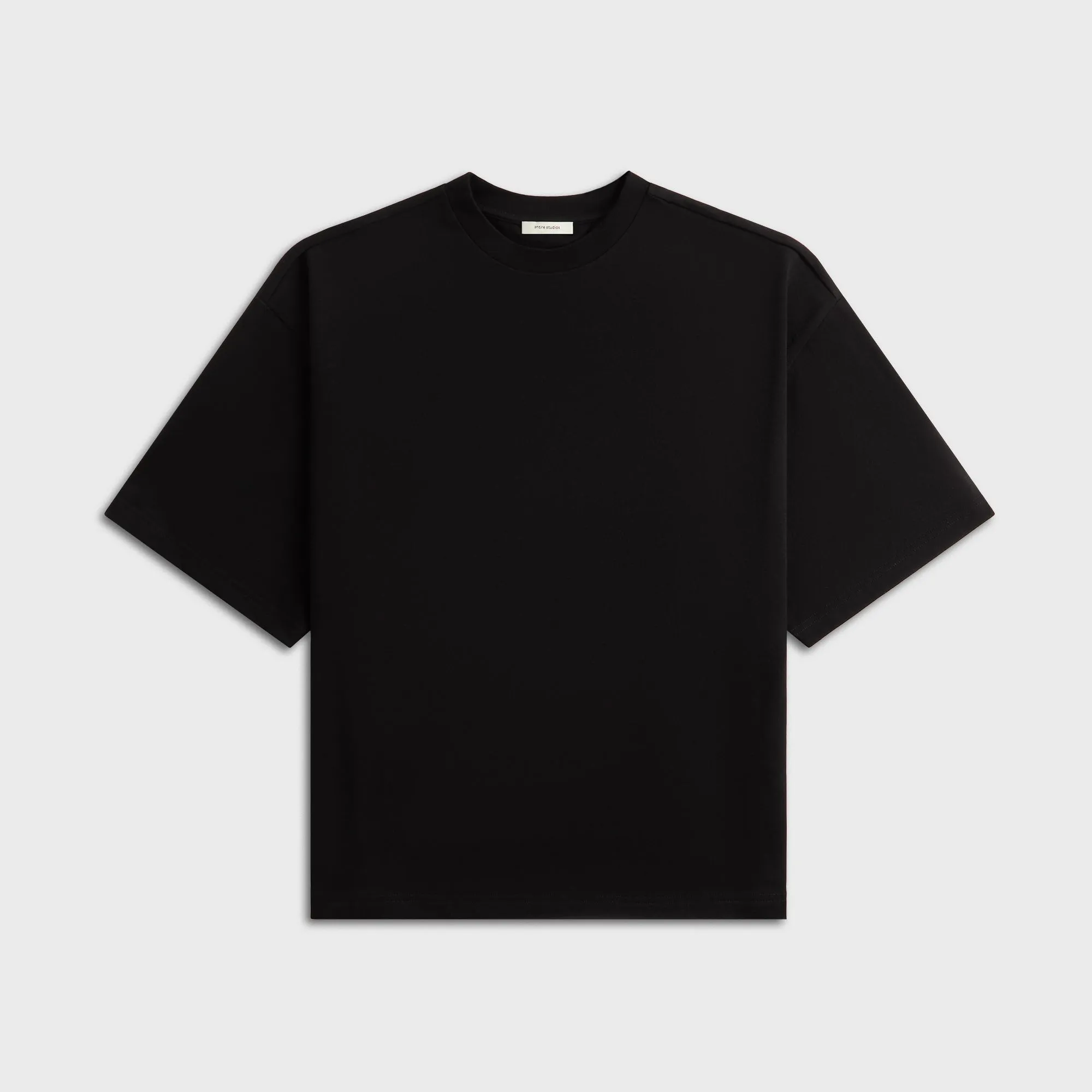 Entire Studios Heavy Boxy Tee - Black sold by Kith