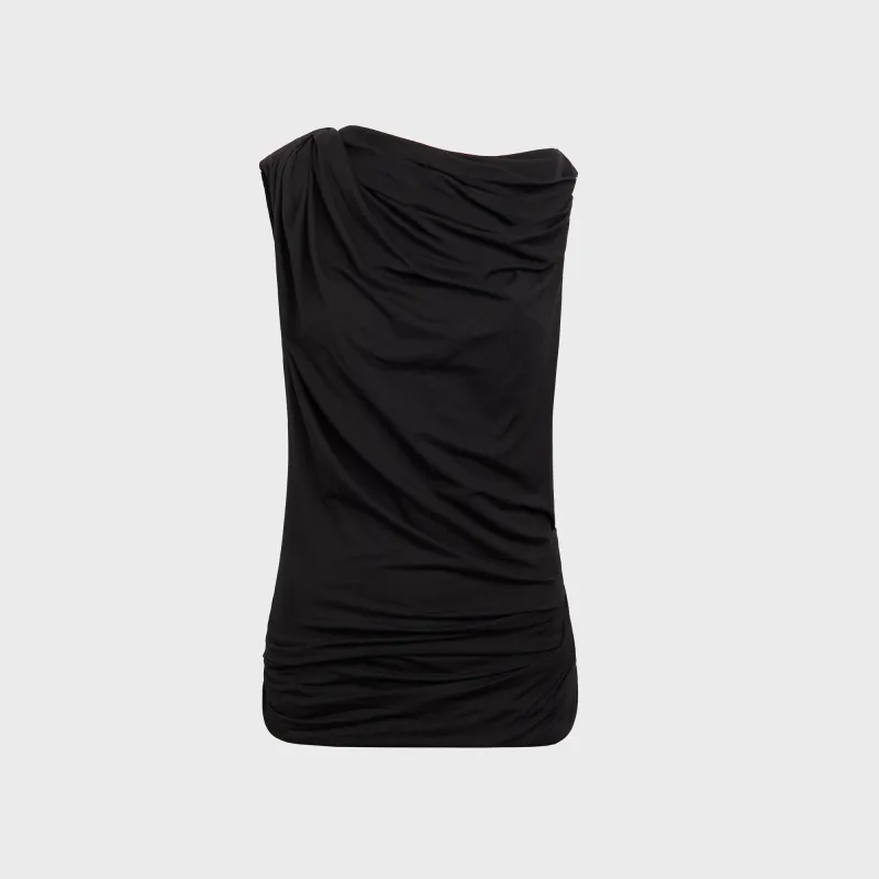 Entire Studios Drape Tank - Black sold by Kith