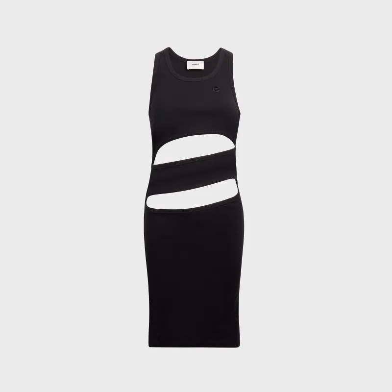 Coperni Spiral Tank Dress - Black made by Coperni Paris